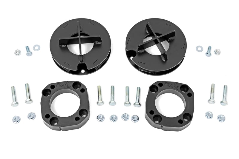 Rough Country 1.75 Inch Leveling Kit w/ Rear Spacer | 22-25 Toyota Tundra 2WD 4WD |