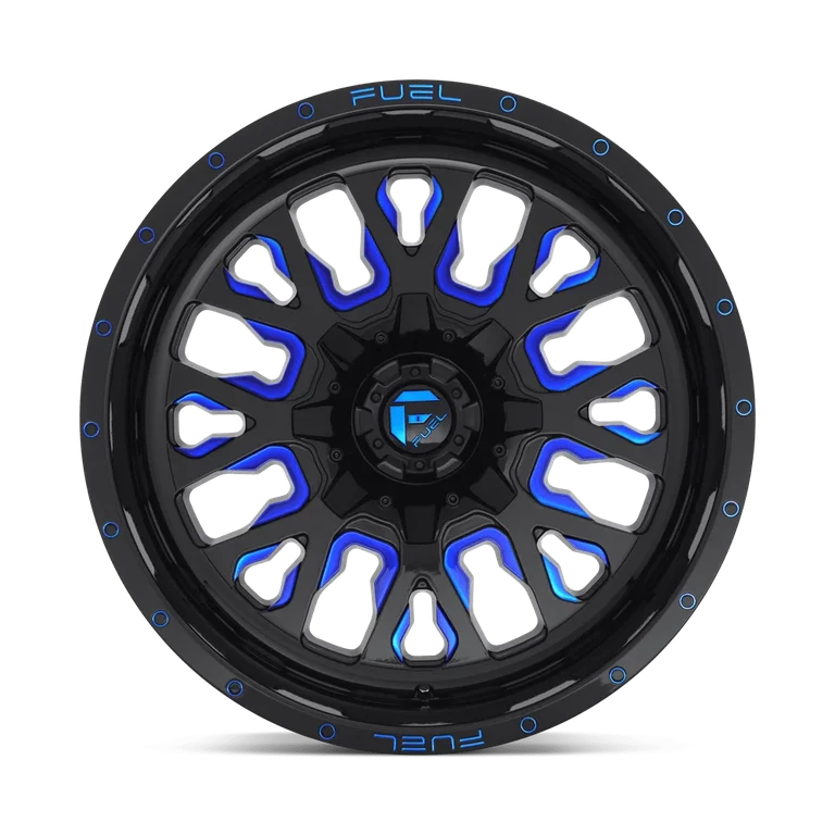 Fuel Stroke 18X9 6X135/5.5 106.1 GL-BLK MILLED BLUE -12