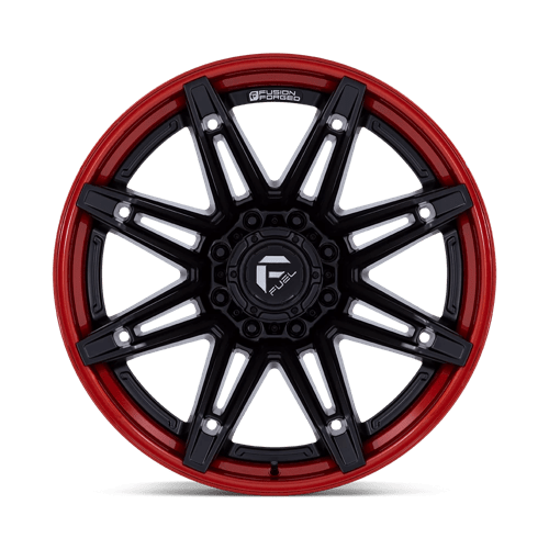 Fuel Brawl 22X12 6X5.5 M-BLK RED LIP -44MM