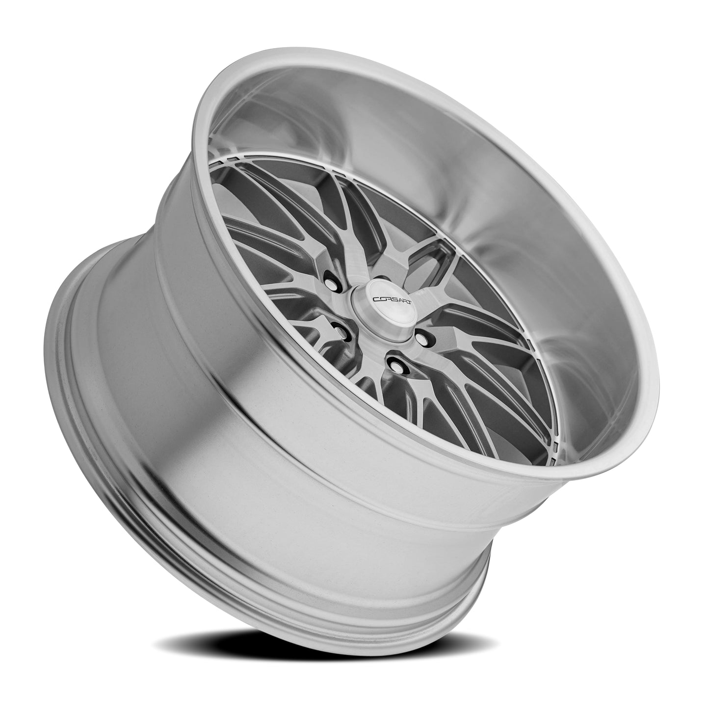 Corsart R510 Alcatraz 20X12 5X127 0MM GLOSS BRUSHED WITH DIAMOND CUT LIP
