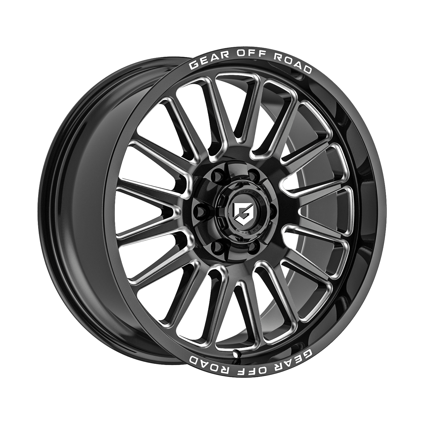 Gear Off-Road 764BM 22X10 6X139.7/135 -19 106 gloss black milled
