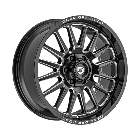 Gear Off-Road 764BM 22X10 6X139.7/135 -19 106 gloss black milled