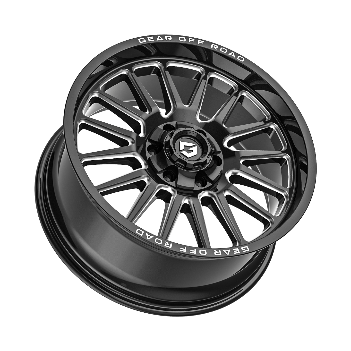 Gear Off-Road 764BM 22X10 6X139.7/135 -19 106 gloss black milled