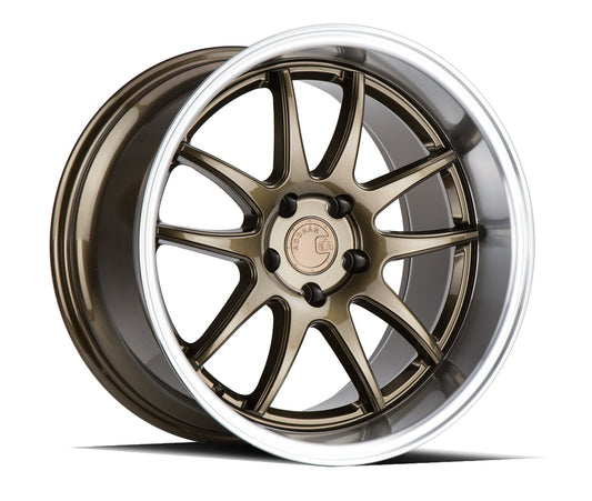 Aodhan DS02 18X9.5 5X100 ET35 BRONZE MACHINED LIP