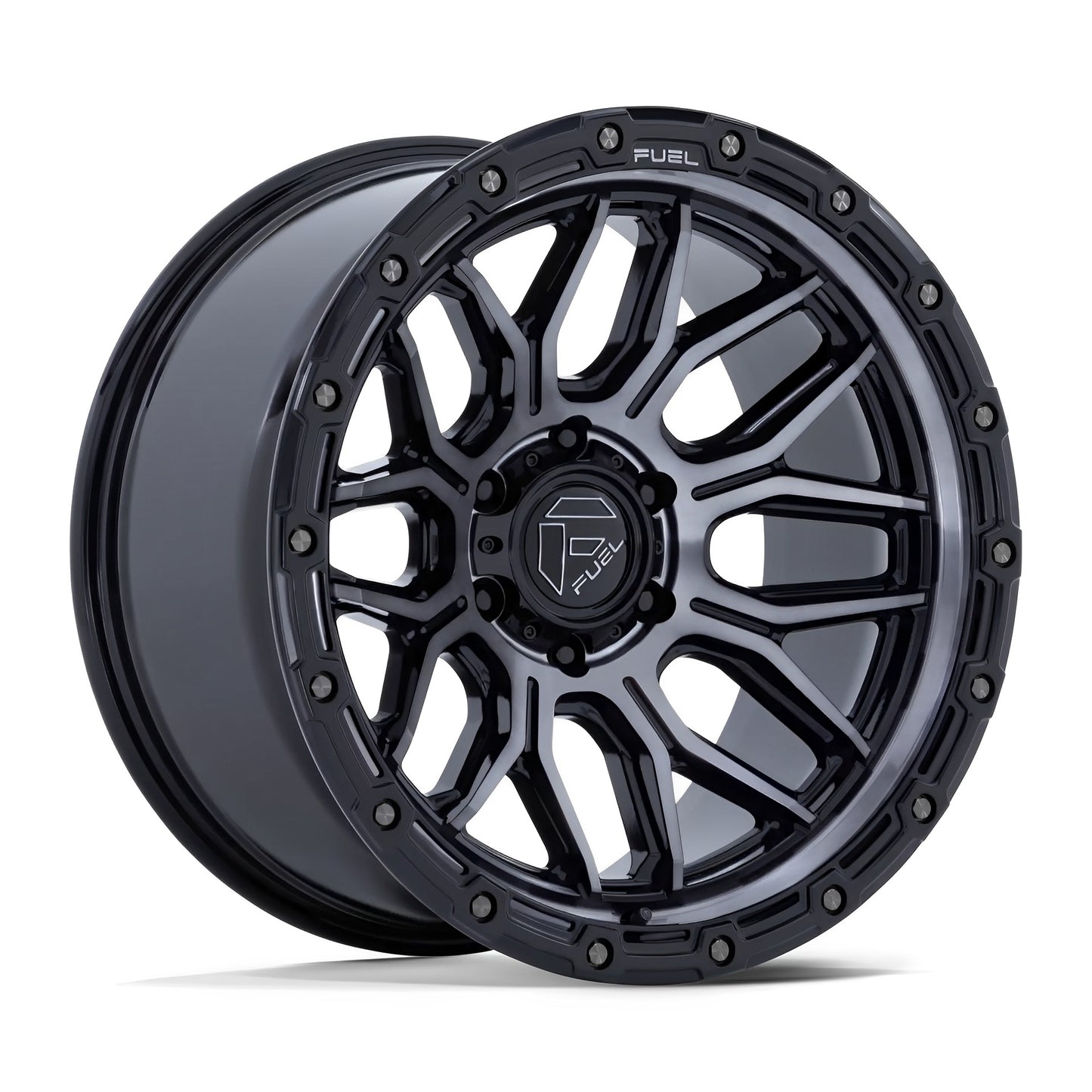 Fuel Surge 20X10 8X6.5 -18MM G-BLK-MACHINED-GTCC