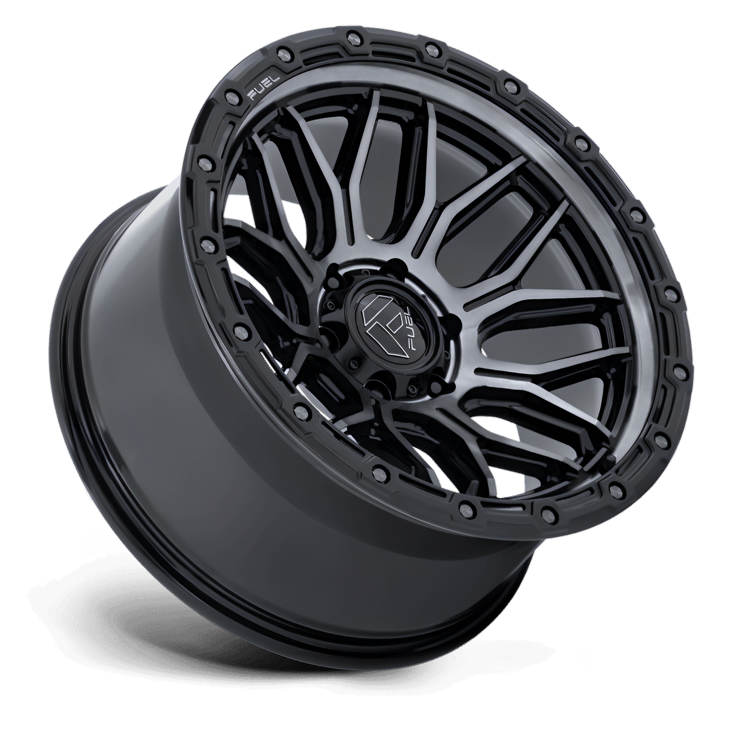 Fuel Surge 20X10 8X6.5 -18MM G-BLK-MACHINED-GTCC
