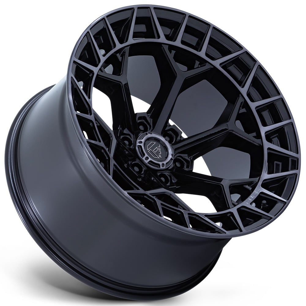FUEL CHARGER 22X12 6X5.5 106 -44 G-BLK MACHINED