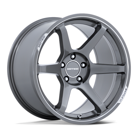 Motegi Battle VI 18X9.5 5X4.5 72 +25 GL-GUNMETAL-MCH-LIP