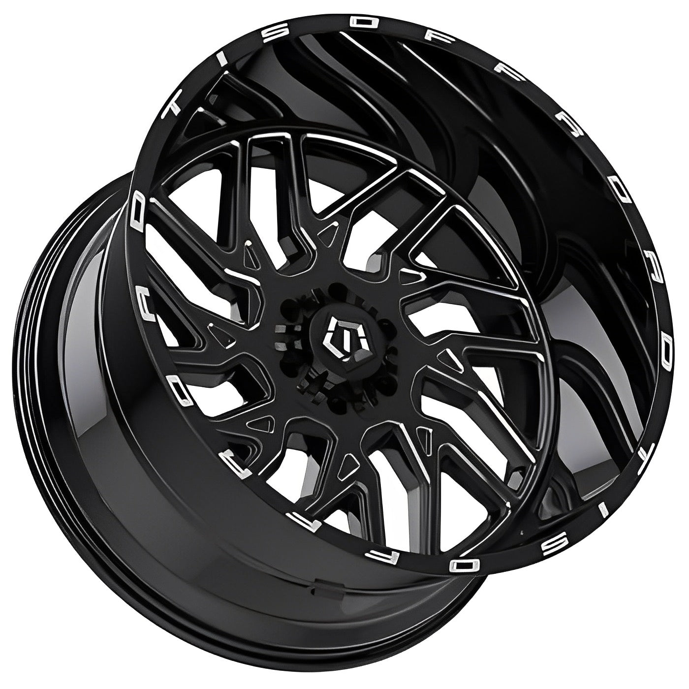 TIS 544BM 22X12 6X139.7/135 -44 108 GL-BLK MILLED