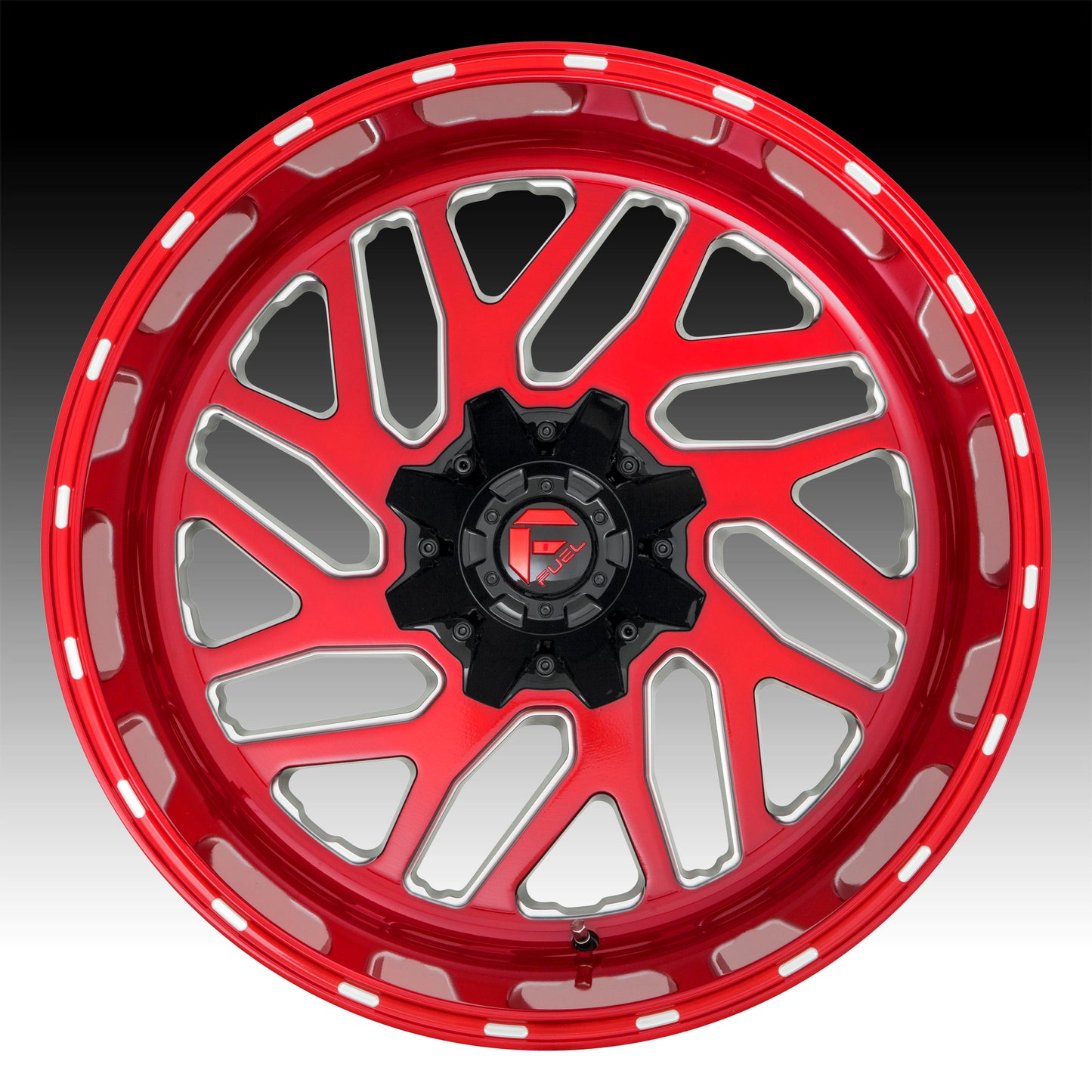 Fuel Triton 20X10 6X135/5.5 BRSH-RED-MIL -19MM