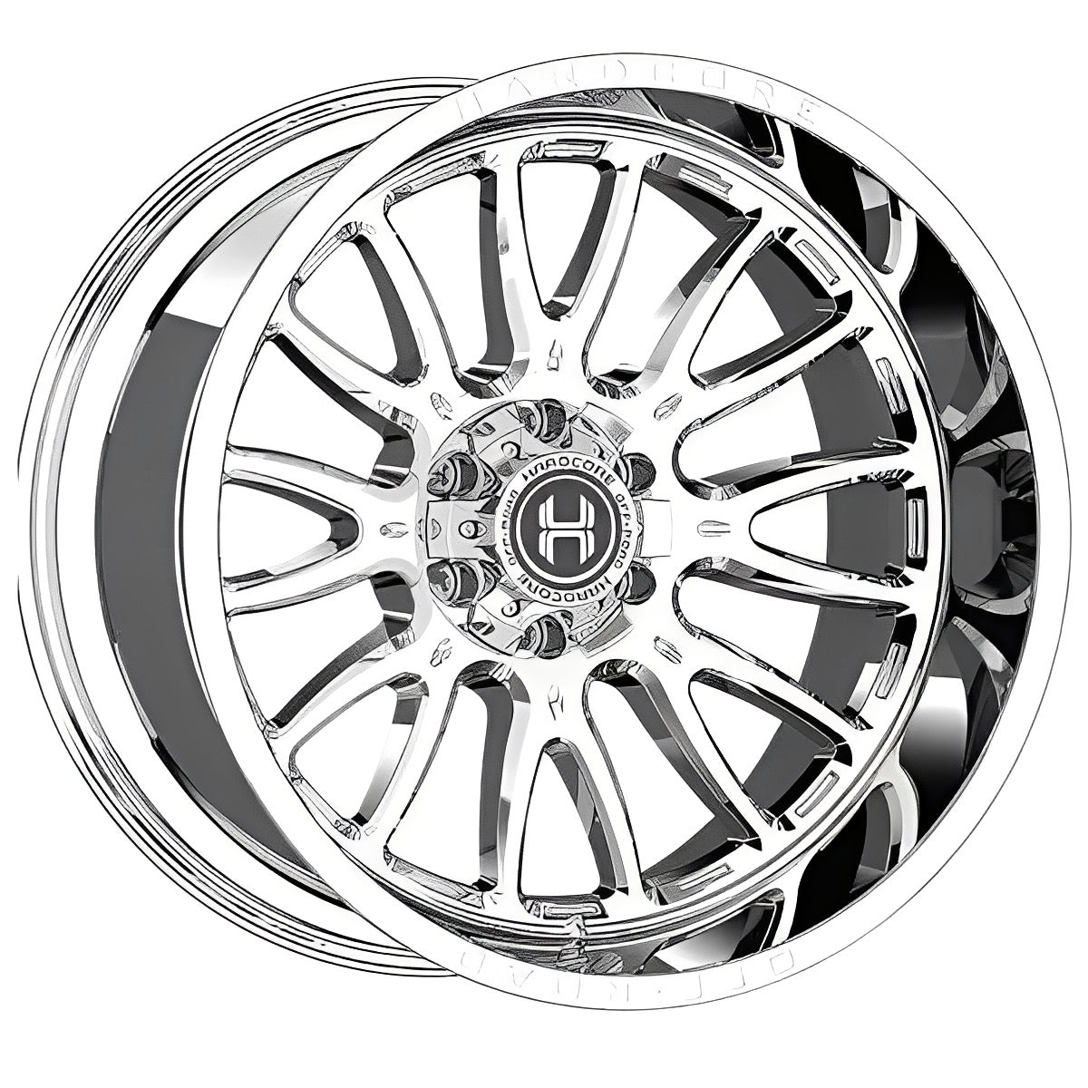 Hardcore Off-Road HC101 22X12 6X135/139.7 -44 106 CHROME