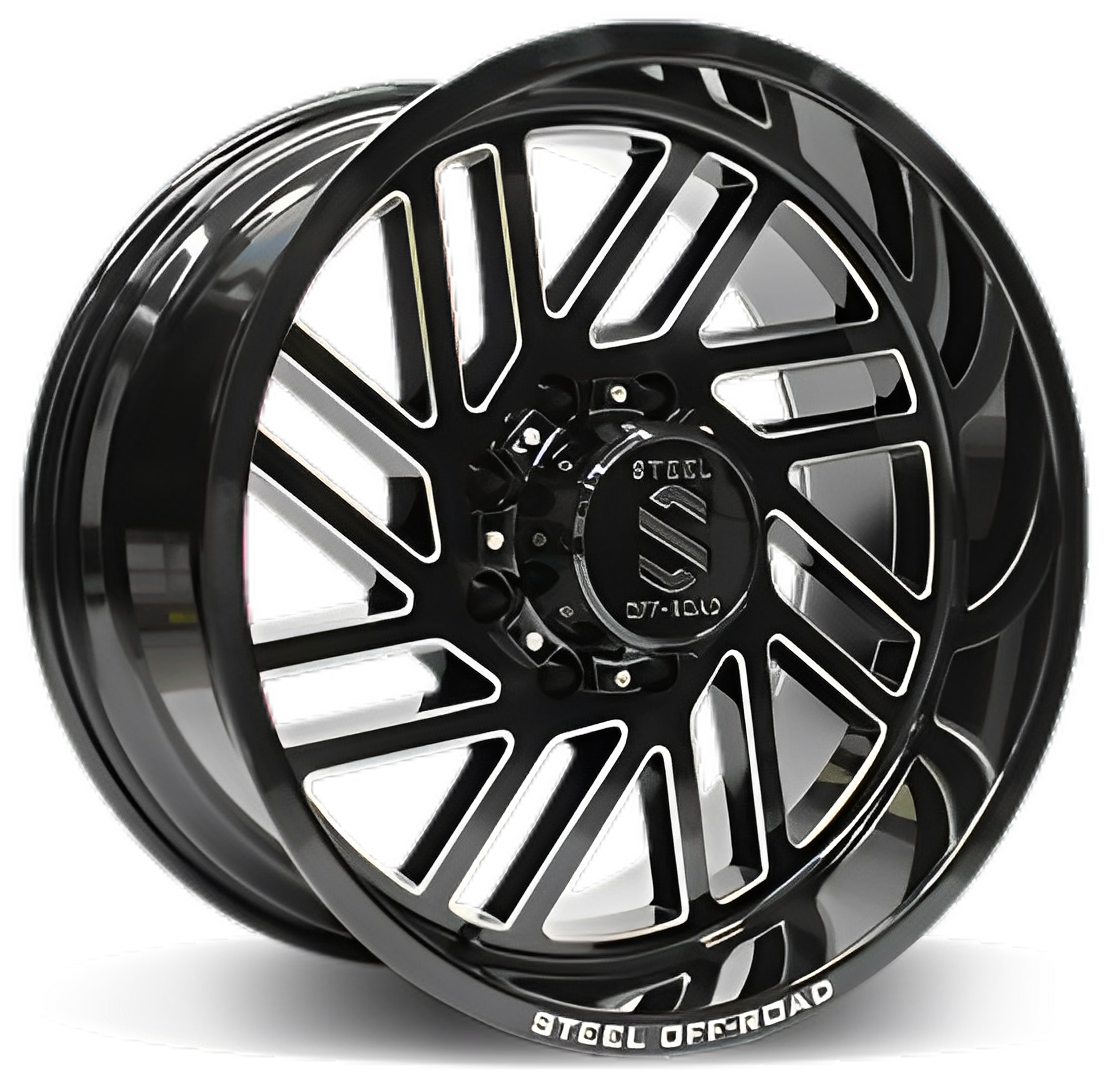 Steel Off-Road Wheels Strike 20X10 8X165.1 -12 125.6 GL-BLK MILLED
