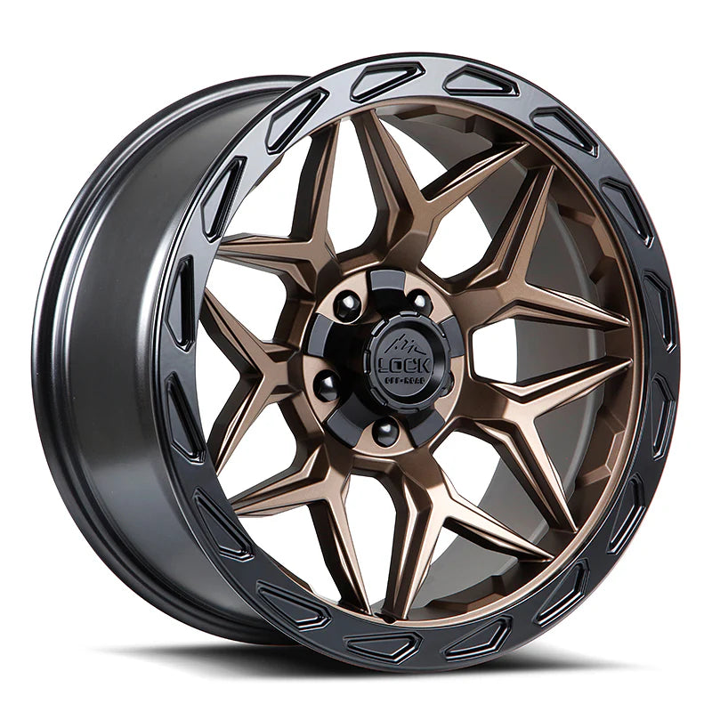 Lock Off-Road Wheels Matrix 20X10 6X135/139.7 -18 106.2 M-BRNZ W M-BLK RING