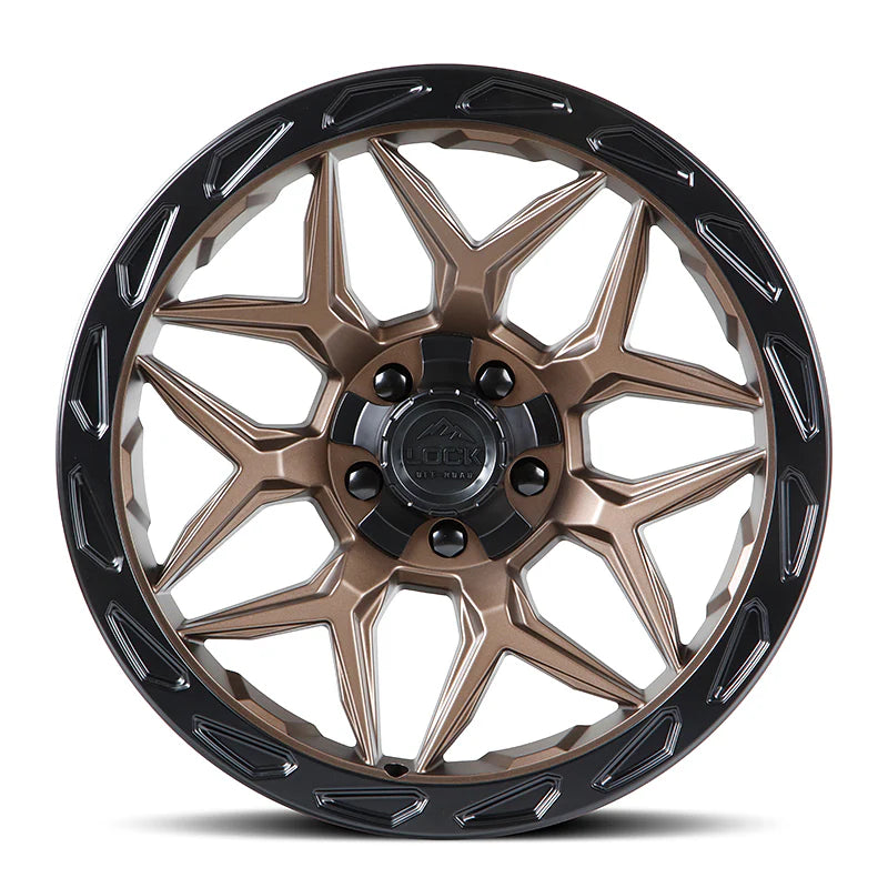 Lock Off-Road Wheels Matrix 20X10 6X135/139.7 -18 106.2 M-BRNZ W M-BLK RING