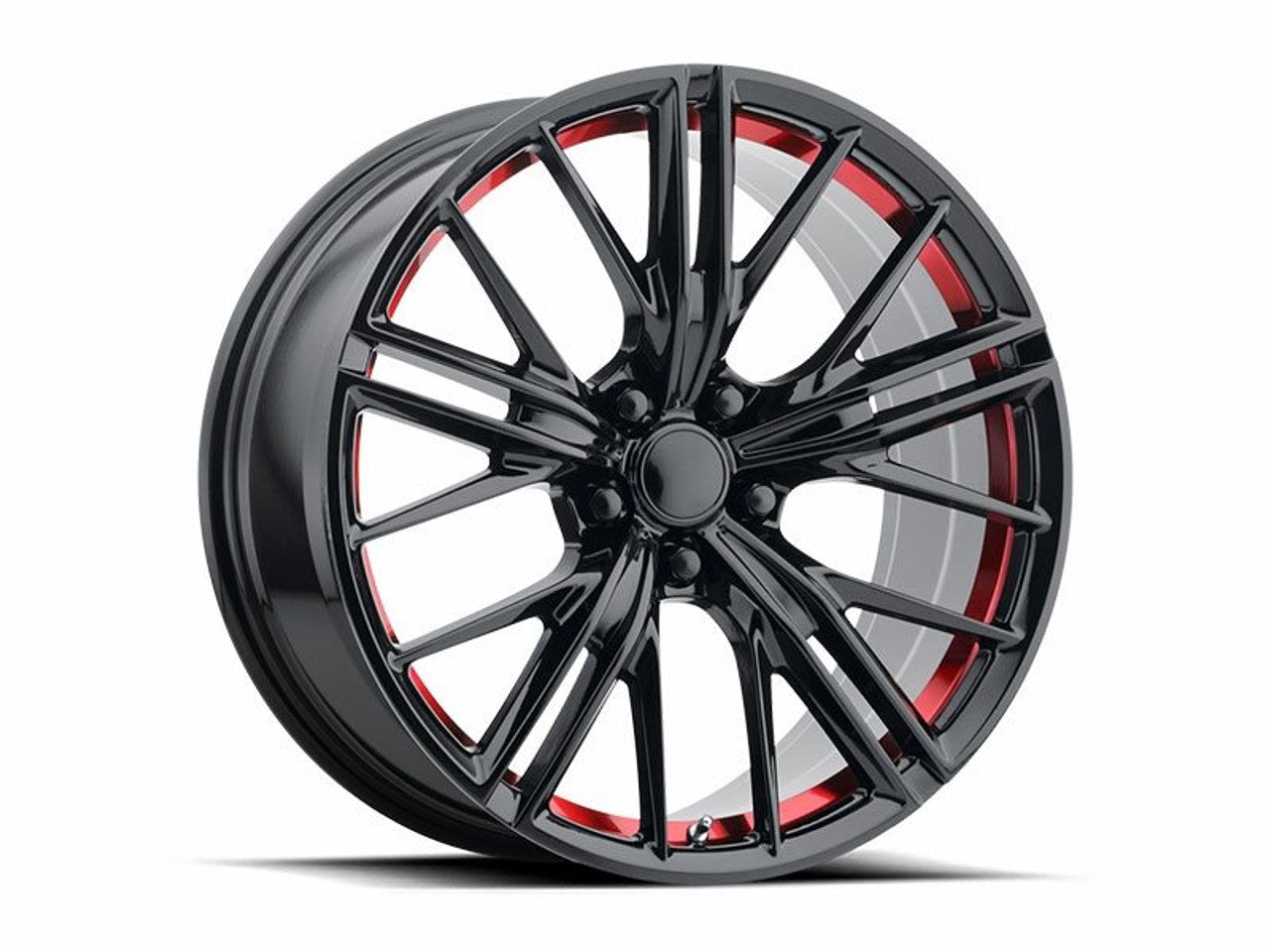 Chevy Camaro ZL1 Replicas Wheels PR194RS 20X10 5X120 67 G-BLK RED-MACH 23