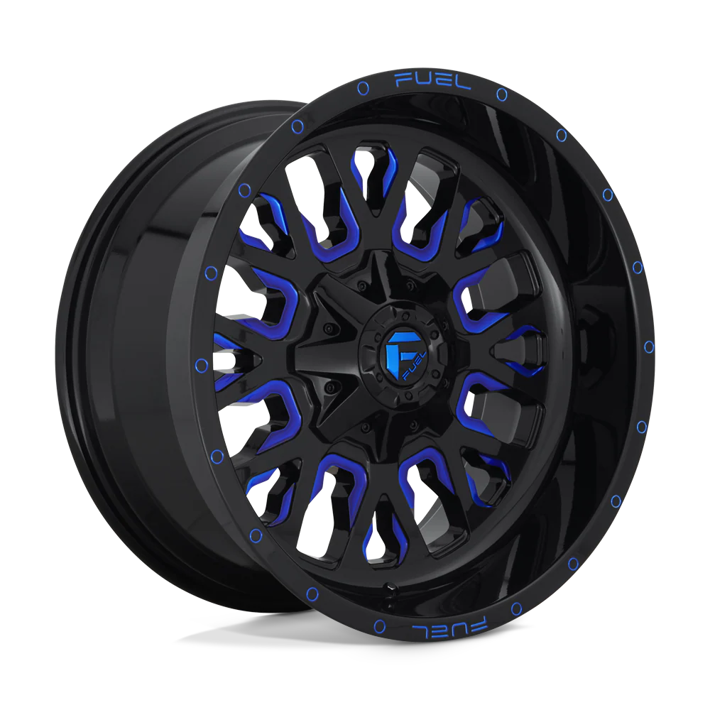 Fuel Stroke 18X9 6X135/5.5 106.1 GL-BLK MILLED BLUE -12