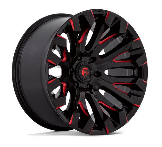 Fuel Quake 20X10 6X5.5 G-BLK MILL-RD -18MM
