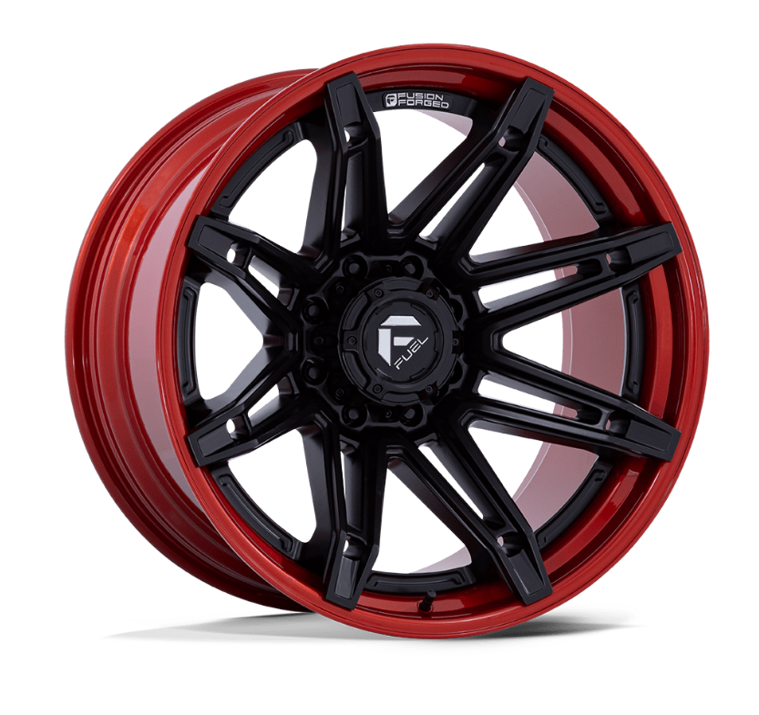 Fuel Brawl 20X10 8X180 M-BLK RD -18MM *SET OF 4*