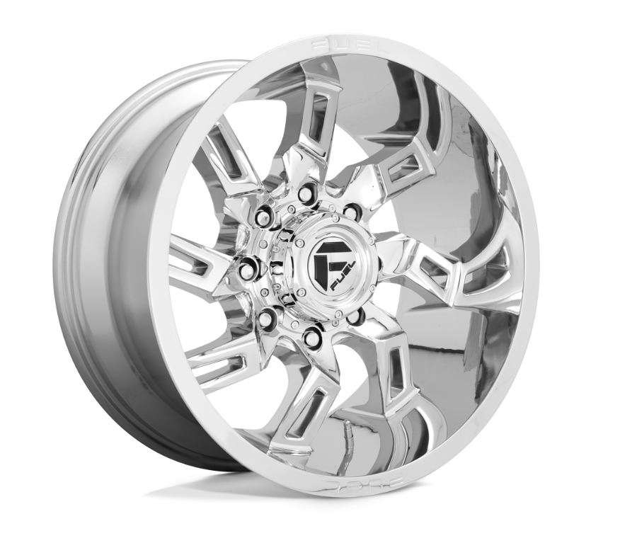 Fuel Lockdown 20X10 8X6.5 CHR-PLATED -18MM *SET OF 4*