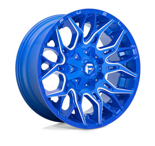 Fuel Twitch 22X12 6X135/5.5 BLUE-MILL -44MM