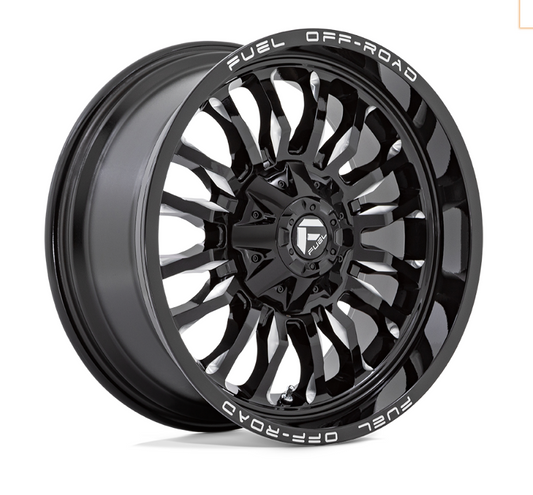 Fuel Arc 22X12 6X135/5.5 G-BLK-MILL -44MM