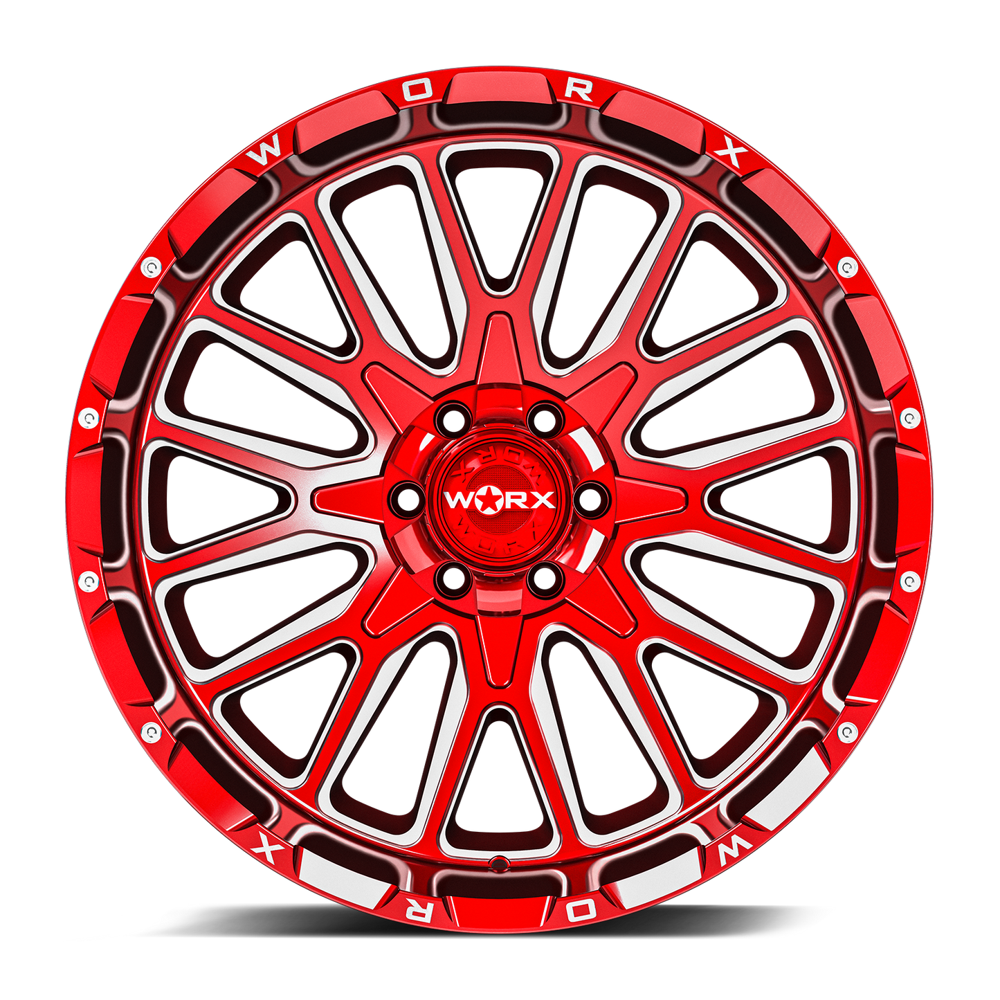 Worx Off-Road 818 20X12 6X135/139.7 106.2 -44 GL-CANDY RED MILLED