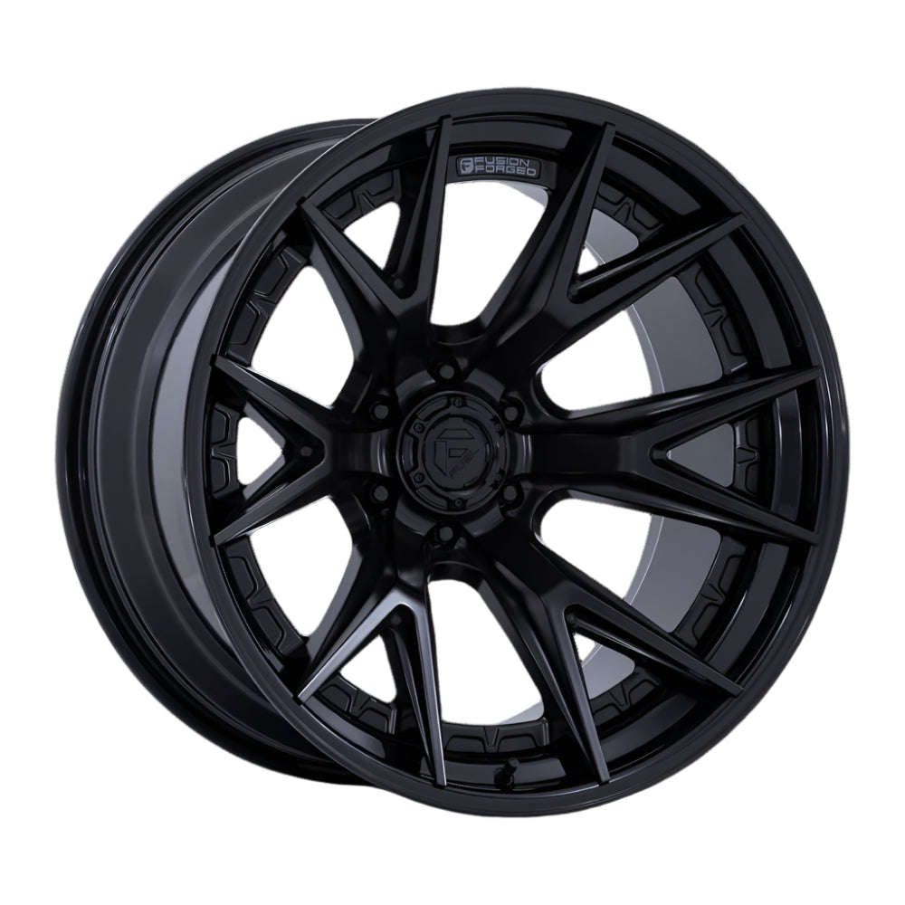 Fuel Catalyst 22X12 6X5.5 M-BLK G-BLK -44MM *SET OF 4*
