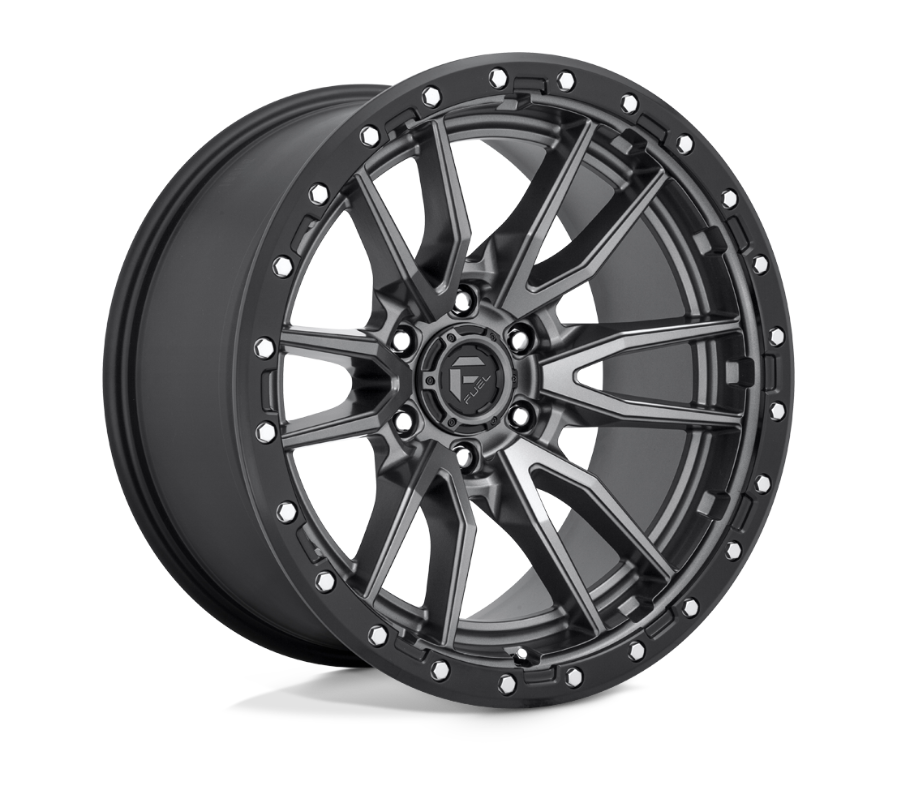 Fuel Rebel 20X10 6X5.5 MT-GNMTL-BBR -18MM *SET OF 4*