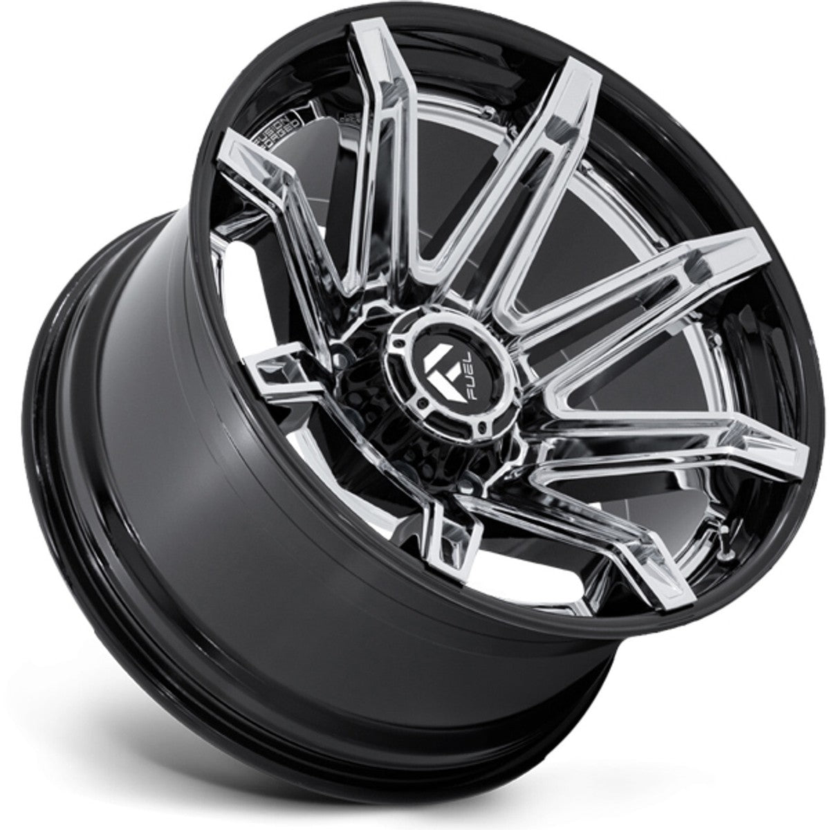 Fuel Brawl 22X12 6X5.5 CHR G-BLK -44MM