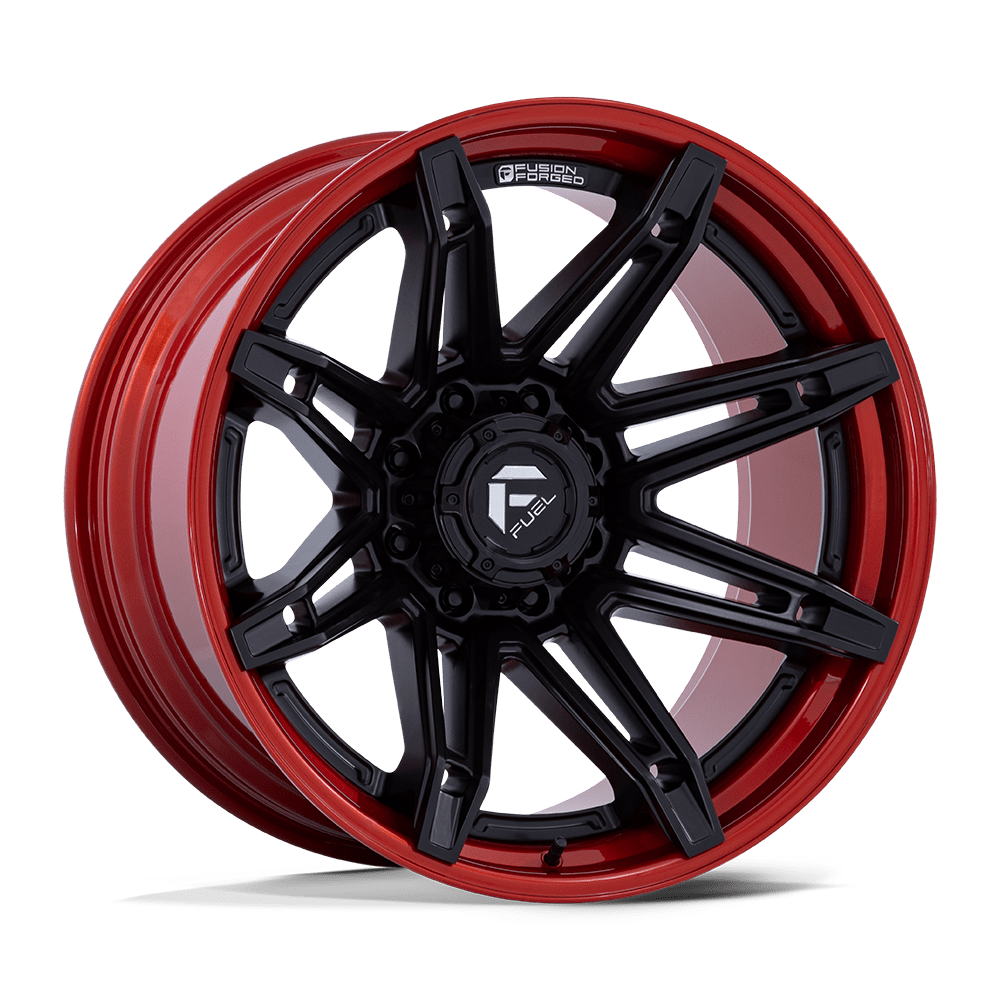 Fuel Brawl 22X12 6X5.5 M-BLK RED LIP -44MM