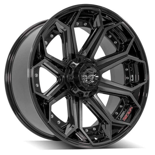4Play Wheels 4P80R 22X12 6X135/139.7 106 GL-BLK BRSHD FACE