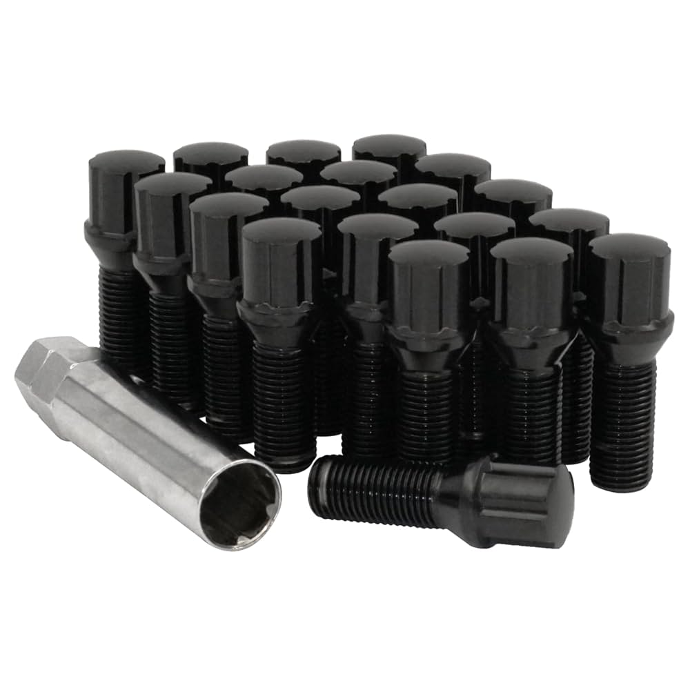Mr. Lugnut 14X1.25 BLK SPLINE BOLT