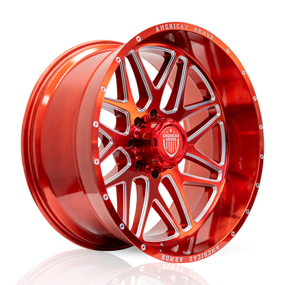 American Armor Recon A526 22X12 5X139.7/150 110 -44 CANDY RED MILLED