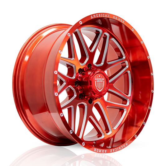 American Armor Recon A526 22X12 5X139.7/150 110 -44 CANDY RED MILLED
