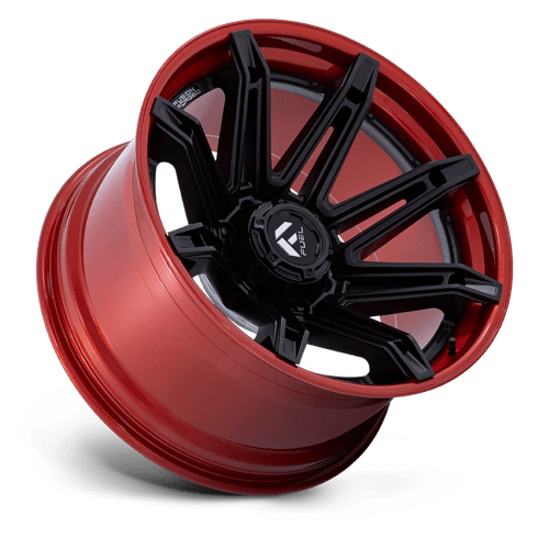 Fuel Brawl 22X12 6X5.5 M-BLK RED LIP -44MM