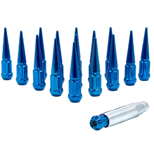 Mr. Lugnut 12x1.5 BLUE SPIKE SPLINE LUG NUTS