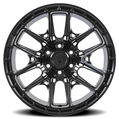 Arena Wheels A114 Battle 22X12 6X139.7 -44MM GLOSSY BLACK