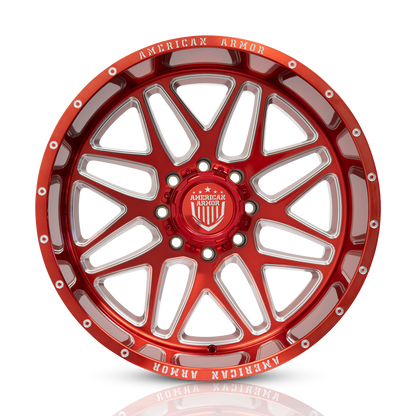 American Armor Recon A526 22X12 5X139.7/150 110 -44 CANDY RED MILLED