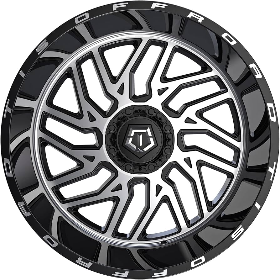 TIS 544BM 20X12 8X170 -44mm GL-BLK MACHINED SPOKE FACE