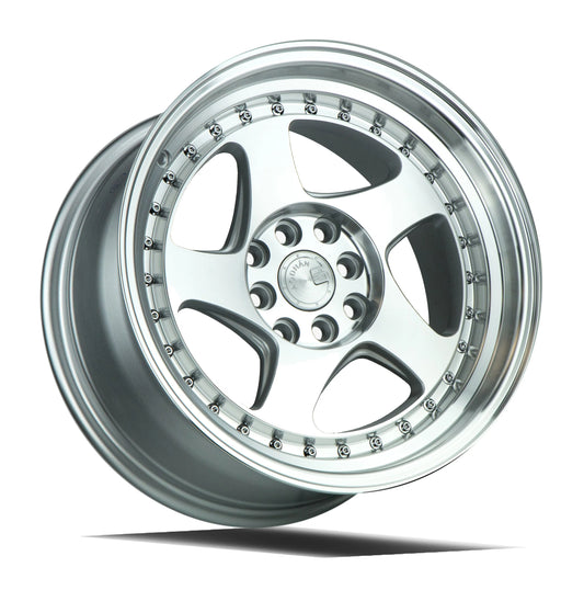 AH-01 17X9 5X100/114.3 +25 SILVER MACHINED