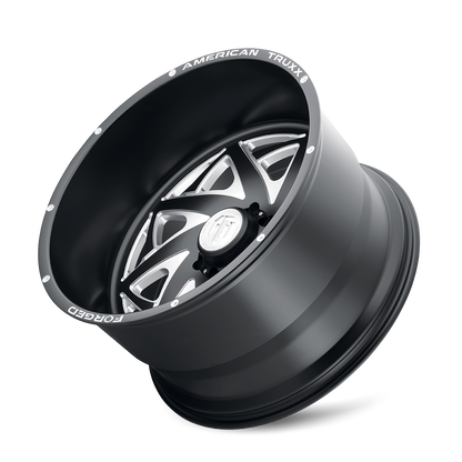 American Truxx Forged Kronos 24X14 8X165.1 -76 125 M-BLK MILLED