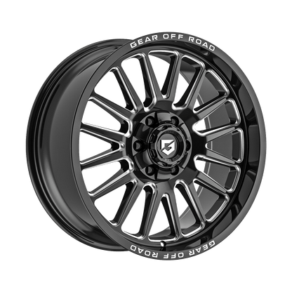 Gear Off-Road 764BM 22X10 6X139.7/135 -19 106 gloss black milled