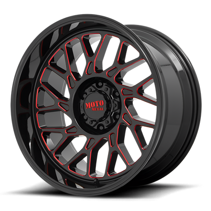 Moto Metal MO805 22X10 8X170 G-BLK MILL RTCC -18MM