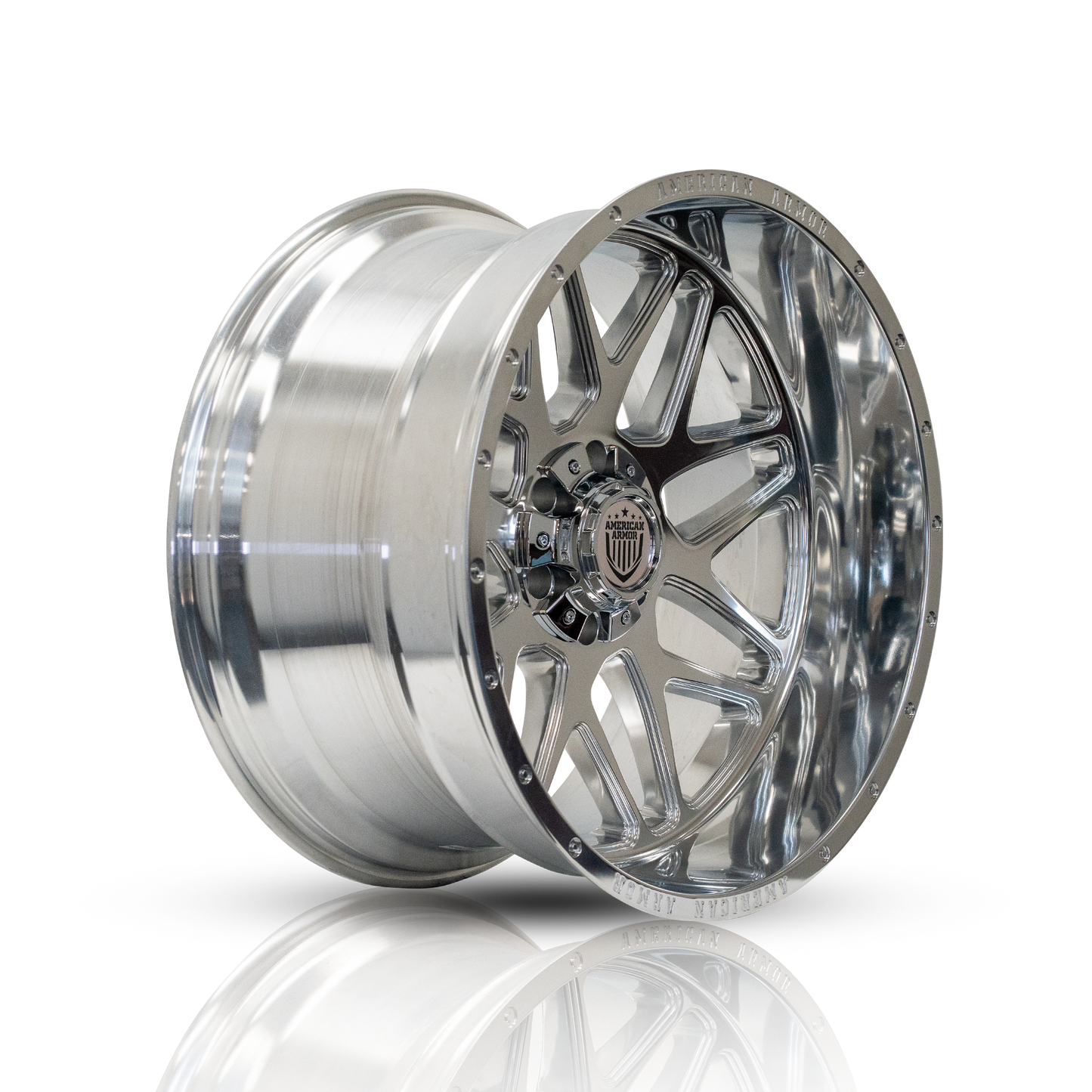 American Armor A520 24X12 6X135/5.5 POLISHED -44