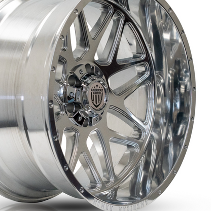 American Armor A520 24X12 6X135/5.5 POLISHED -44