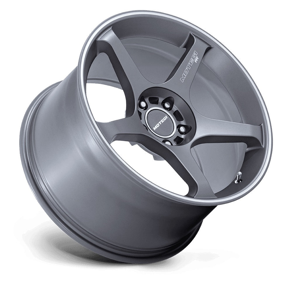 Motegi Battle V 18X9.5 5X4.5 72 +25 GUNMETAL MACHINED LIP