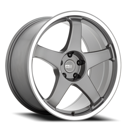 Motegi MR151 18X8.5 5X100 GUNMETAL MACHINED LIP 30MM