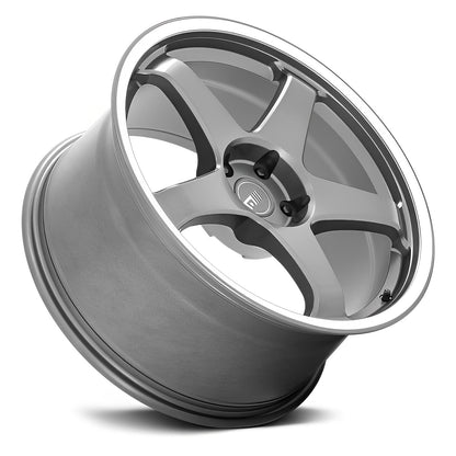 Motegi MR151 18X8.5 5X100 GUNMETAL MACHINED LIP 30MM