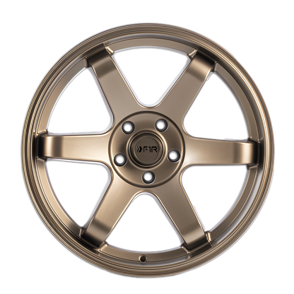F1R F106 18X9.5 5X114.3 +22 73 Matte Bronze