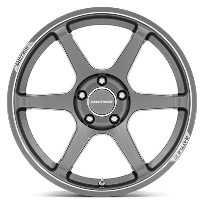 Motegi Battle VI 18X9.5 5X4.5 72 +25 GL-GUNMETAL-MCH-LIP